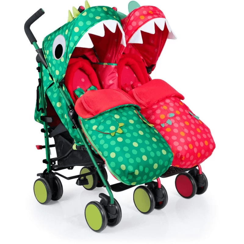 Cosatto Supa Dupa Twin Stroller Double Bouggy Tandem Pushchair