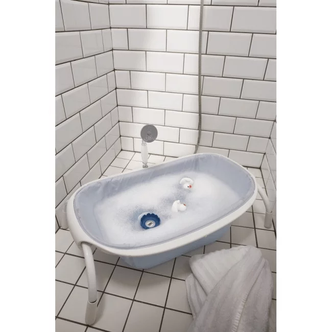 Beaba Ultra-Compact Foldable Textile Bath - Mineral 3