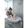 Beaba Ultra-Compact Foldable Textile Bath - Mineral 6