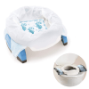 Cheeky Rascals Potette Portable Potty and Toilet Trainer Seat - White & Blue 1