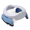 Cheeky Rascals Potette Portable Potty and Toilet Trainer Seat - White & Blue