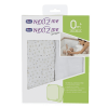 Chicco Crib Set 2 Fitted Sheets - Light Grey