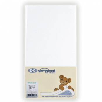 DK GloveSheet Chicco Next 2 Me Mattress Sheets - White (2 Pack)