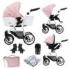 Venicci Pure 3 in 1 Travel System (9 Piece Bundle) - Rose