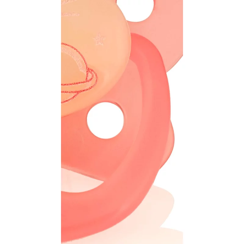 Dr Brown's PreVent Glow Soother 6-12 Months - Pink (3)