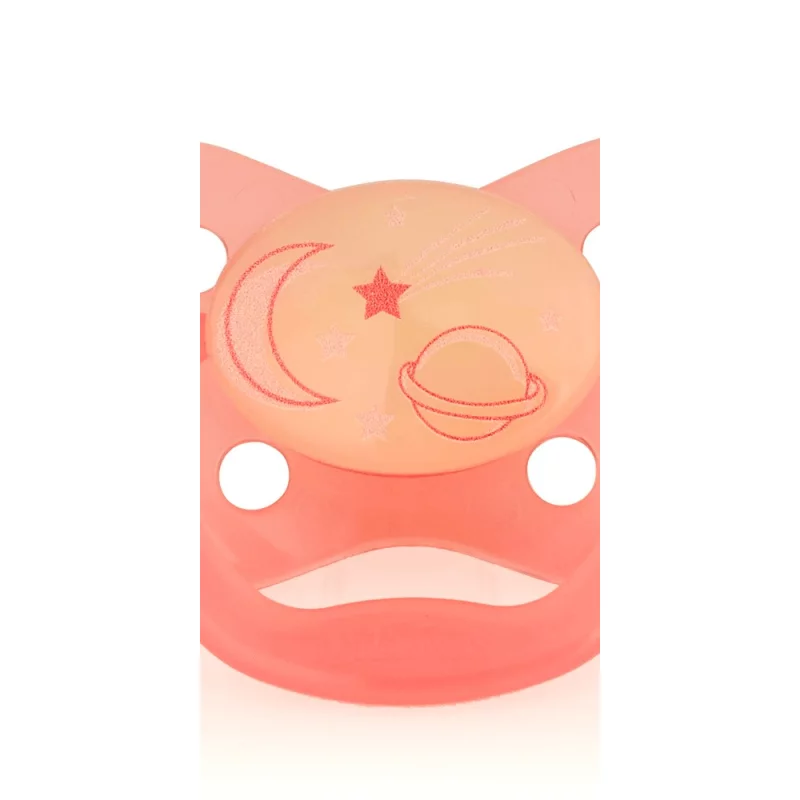 Dr Brown's PreVent Glow Soother 6-12 Months - Pink (4)