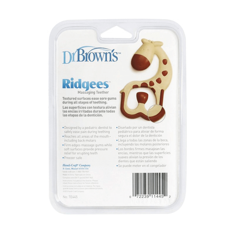 Dr Brown's Ridgees Giraffe Teether Olivers BabyCare