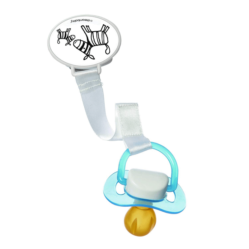 Dreambaby Pacifier Holder Lion And Zebra 2 Pack Olivers BabyCare