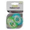 Haberman Soothers 3-6m - Blue Green