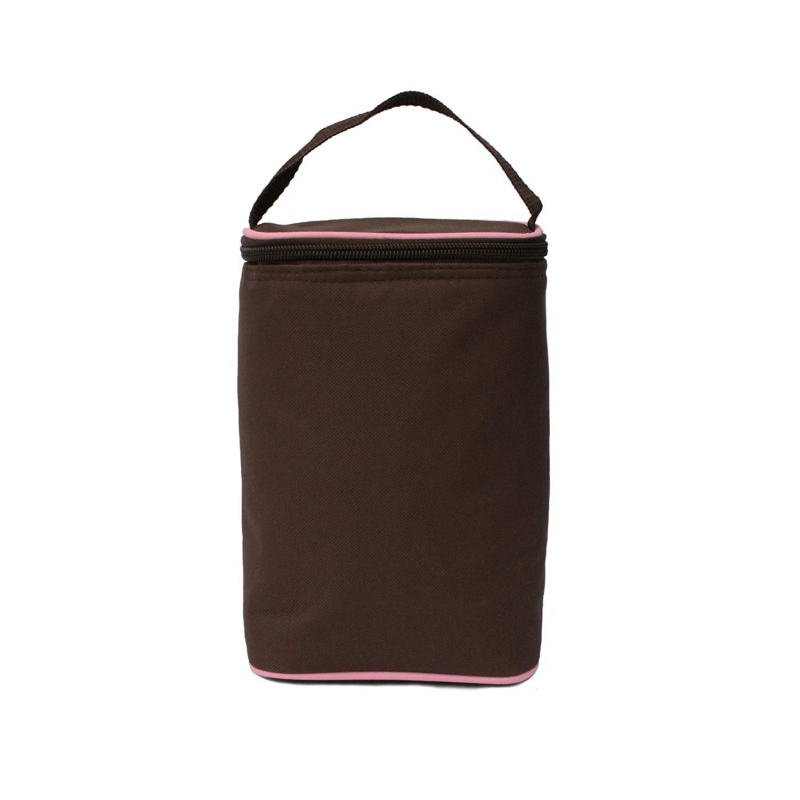 JL Childress Tall TwoCool 2-Bottle Cooler - Cocoa & Pink Brown / Pink