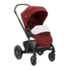 Joie Chrome DLX & Carrycot - Cranberry