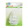 Junior Macare Natural Silicone Teat 2pk - Fast Flow 6m+