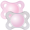 MAM Crystal 0+ Months Soother - Pink