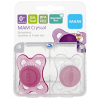 MAM Crystal 0+ Months Soother - Pink 2