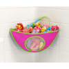 Munchkin Corner Bath Organiser - Pink 1