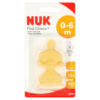NUK First Choice Latex Teat Medium Flow - Size 1 1