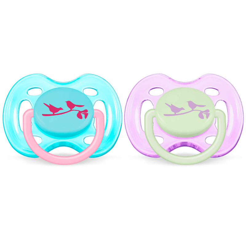 Philips Avent BPA-Free Fashion Soothers 0-6 Months Multicoloured