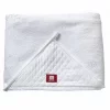 Red Castle Apron Bath Towel – White