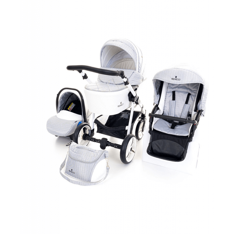 venicci travel system grey and white