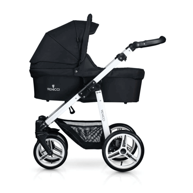 black and white travel system