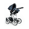 Venicci Soft Vento 3 in 1 Travel System - Denim Blue & White 1