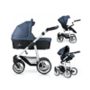 Venicci Soft Vento 3 in 1 Travel System - Denim Blue & White