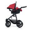 Venicci Soft Vento 3 in 1 Travel System - Denim Red & Black 4