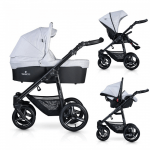 Venicci Soft Vento 3 in 1 Travel System - Light Grey / Black