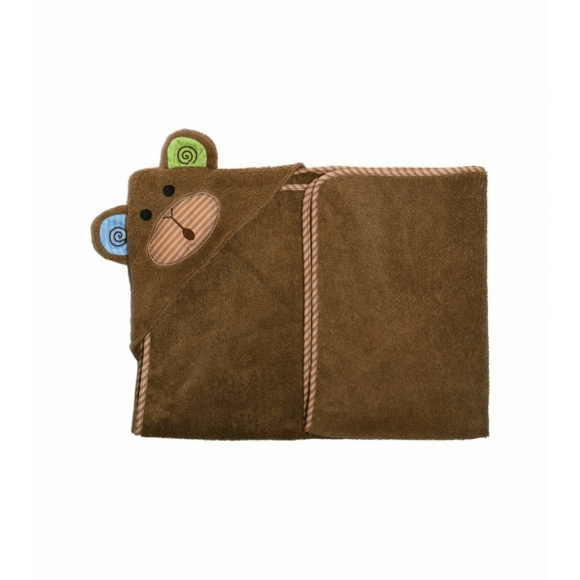 Zoocchini Baby Hooded Towels - Max the Monkey Multicoloured