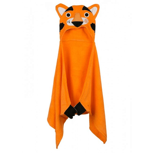 tiger hooded towel