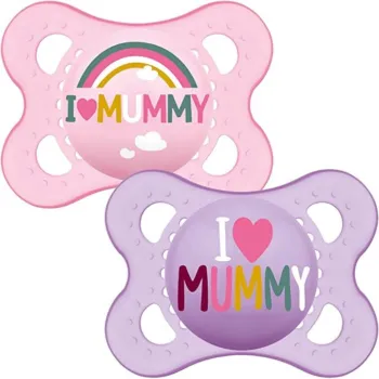 MAM Style 0+M Soother - Pink