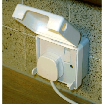 BabySecurity Single Electric Plug Socket Cover Open