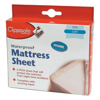 Clippasafe Waterproof Mattress Sheet - Cot