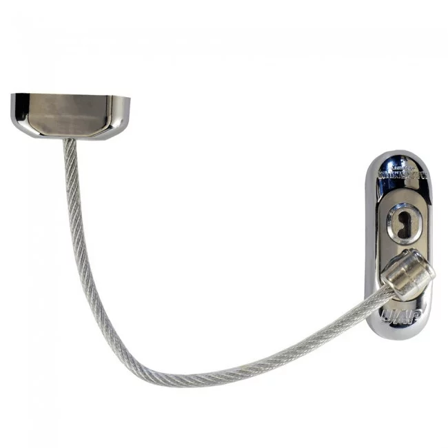 Max6mum Window and Door Restrictor - Chrome