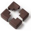 Clevamama X-Large Coco Corner Cushions - Brown