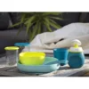 Beaba Silicone 4 Piece Meal Set - Blue 3