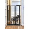 Callowesse Extra Tall Pet Gate 75-82cm Pressure - Black 110cm High 1