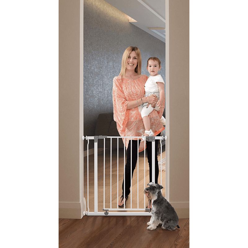 Dreambaby Liberty Extra Tall Hallway Safety Gate 75 82cm White
