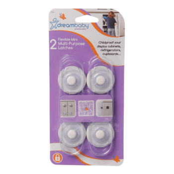 Dreambaby Mini Multi Purpose Latch 2 Pack 5