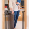 Fred Pressure Fit Wooden Stairgate - Dark 3