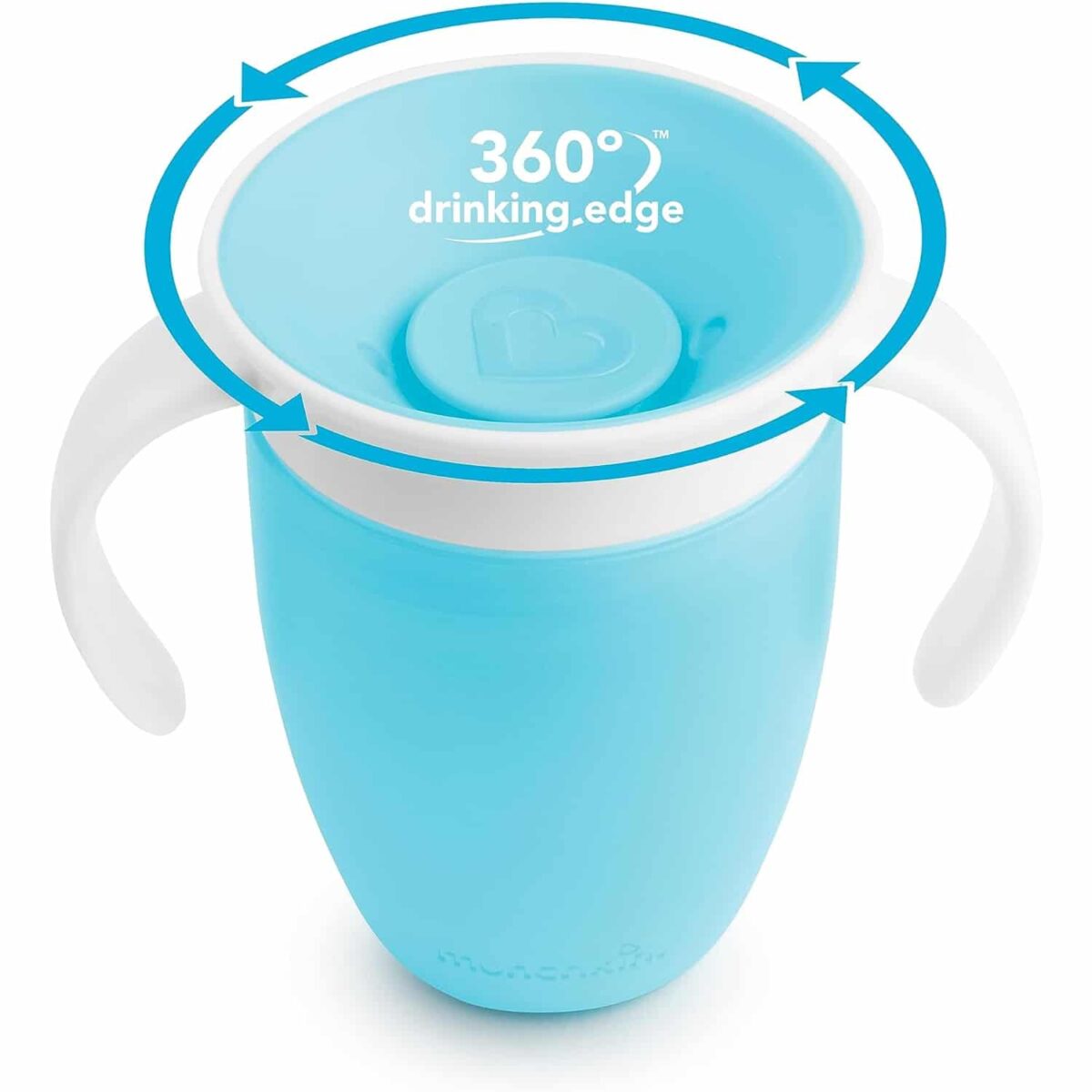 Munchkin Miracle 360 Trainer Cup (7oz/207ml) - Blue - Image 2