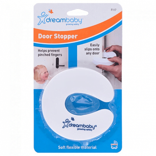 Dreambaby Foam Door Stop White Home Safety Olivers BabyCare