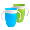 Munchkin Miracle 360 Trainer Cup (7oz/207ml) - Blue & Green (2 Pack)