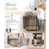Dreambaby Royale Converta 3-in-1 Playpen Gate – Black Box
