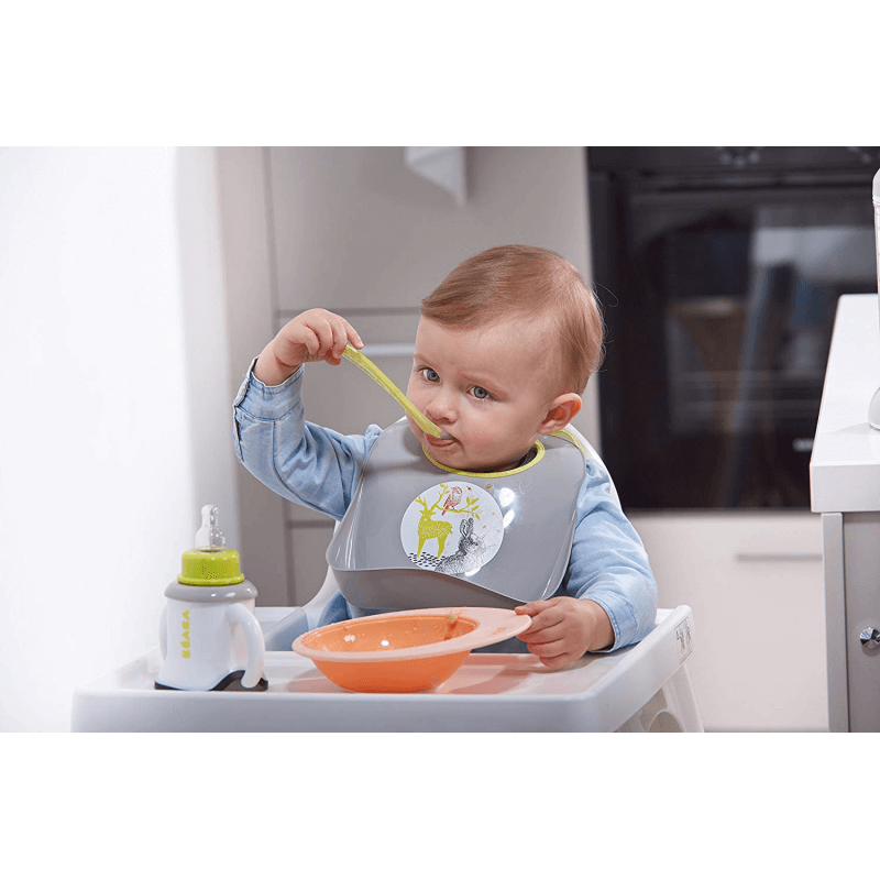 Beaba Training Plate Ellipse - Nude 2