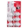Stork Adhesive Magnetic Locks with Key - 6 Pack