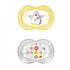 MAM Original Soothers & Travel Case 12m+ ( Assorted Colours) - 2 Pack 2