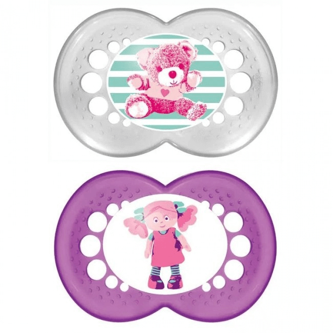 MAM Original Soother & Travel Case 12m+ ( Assorted Colours) - 2 Pack - Image 2