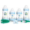 MAM Anti-Colic Self Sterilising Newborn Feeding Set - Boy