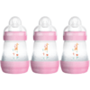 Mam Anti-Colic Pink 160Ml Bottle - 3 Pack